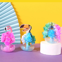 Cadeau de Noël en gros Kit d'expérimentation d'arbre en papier de cristal croissant jouets éducatifs scientifiques pour les enfants