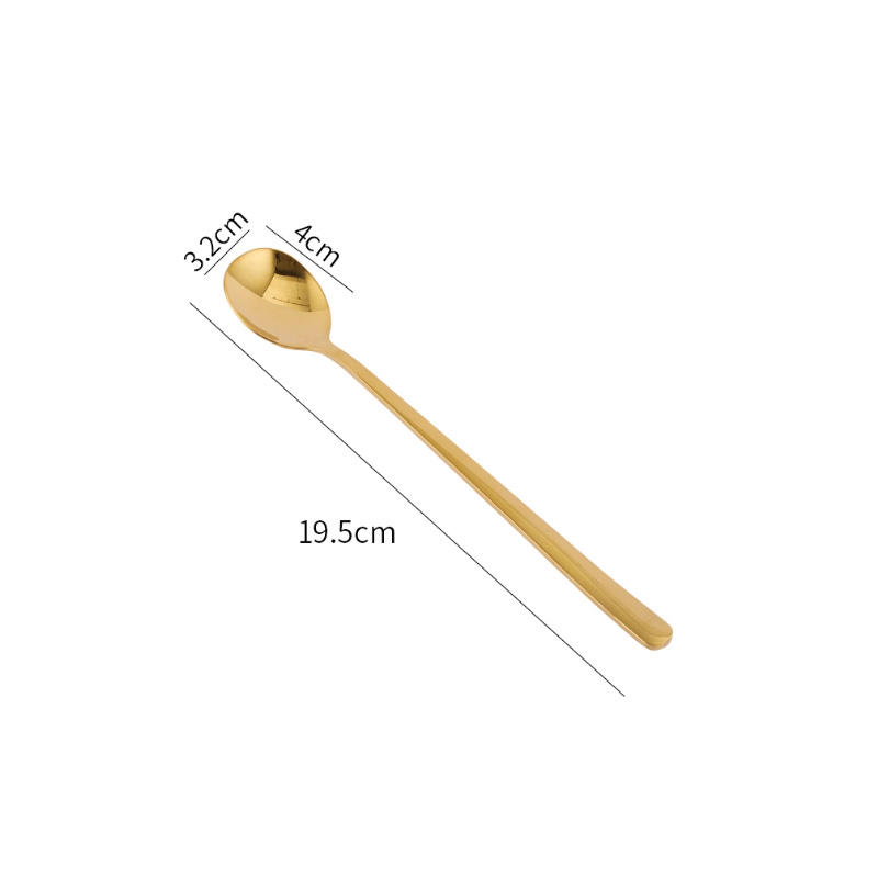 Golden - long spoon