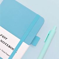 Tout nouveau classeur à anneaux A4 exécutif à couverture souple en cuir pas cher personnalisé mini cahier à spirale A5 pour enfants