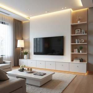 Design Luxury Modern Home Entertainment <b>Wall</b> <b>Unit</b> Meuble <b>Tv</b> Stand <b>Tv</b> Cabinet Living Room Cabinets - Product Image 5