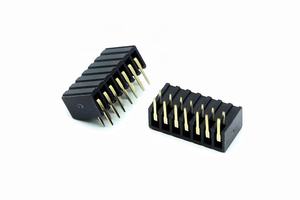 En-tête femelle à pas DIN 2.0mm double rangée à angle droit H7.2mm 2*2P-2*40P PCB Nylon - Product Image 3