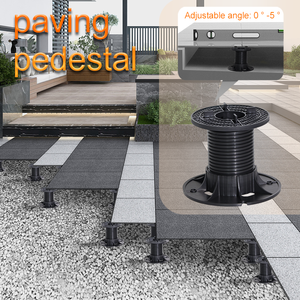 Supports de terrasse en plastique Sunsbuild, fabrication directe, supports de poutre réglables pour sol de cuisine extérieure - Résistant à l'eau - Product Image 2