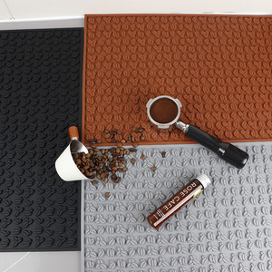 Nuovo Design 2026 Tappetino in Silicone a Forma di Chicco di Caffè, Tappetino Rettangolare per Tavolino da Caffè - Impermeabile, Antiscivolo, Pieghevole e Lavabile - Product Image 2