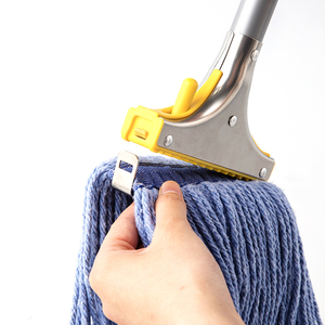 Cambodia ไม้ถูพื้นผ้าไมโครไฟเบอร์พร้อมที่จับเหล็กไม้ถูพื้นผ้าฝ้ายทำความสะอาดในครัว - Product Image 3