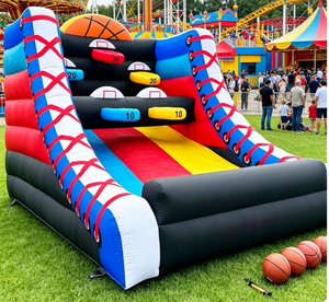 Toboggan gonflable géant de qualité commerciale, double glissière, taille personnalisée, logo, toboggan gonflable extérieur pour enfants, pour entreprise de <span class=keywords><strong>location</strong></span> - Product Image 2