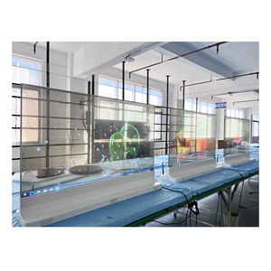Pantalla horizontal de escritorio transparente OLED táctil de 55 pulgadas ininterrumpida <span class=keywords><strong>7x24</strong></span> horas de trabajo más de 30000 horas para uso en ascensores Stock - Product Image 2