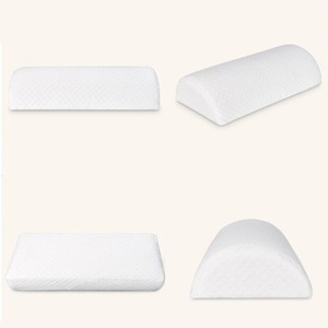 Semi Roll Pillow Half Moon Bolster Rodilla Almohada para Side Back & Stomach Sleepers Posicionador funcional - Product Image 3