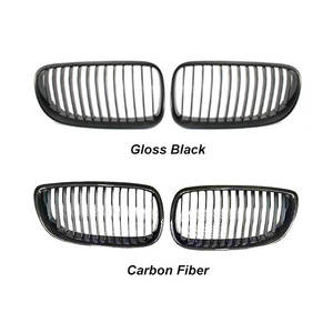 Pour BMW Série 3 <span class=keywords><strong>E92</strong></span> 1 Ligne Grille en Fibre de Carbone M3 <span class=keywords><strong>E92</strong></span> E93 <span class=keywords><strong>Noir</strong></span> Carbone Ligne Simple Grille Avant 2006-2009 - Product Image 2