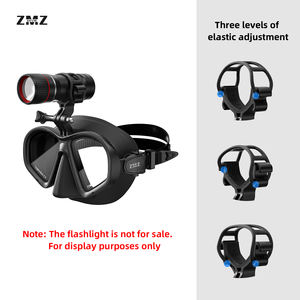 Maschera da Sub di Nuovo Design Antiappannamento a Basso Volume per Immersioni e Apnea con Luce Subacquea - Product Image 2