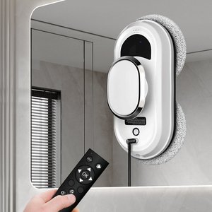 Robot de nettoyage de vitres électrique 360 °   Nettoyeur de vitres rotatif avec forte aspiration, pulvérisateur d'eau automatique et télécommande - Product Image 5