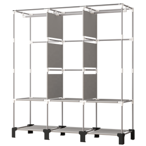 Armoire de Rangement Pliante Économique en Tissu Toile pour Vêtements, Meuble de Chambre à Coucher - Product Image 6