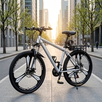 Vélo de montagne tout suspendu léger 26 pouces avec freins à disque doubles pour homme, idéal pour les trajets urbains - BB018