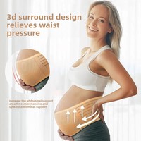 Ceinture de soutien abdominale réglable et respirante pour la grossesse, respectueuse de la peau, pour le soutien prénatal des hanches, du dos et du bassin