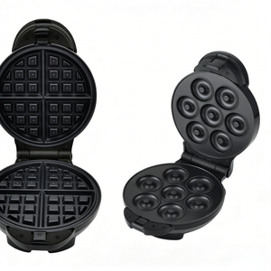 Nueva Parrilla de Contacto Desmontable de 6 Placas, Máquina para Hacer Waffles con Apertura de 180 Grados, Superficie Antiadherente, Tostadora y <span class=keywords><strong>Sandwichera</strong></span> - Product Image 5