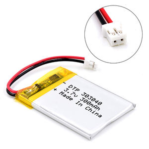 <span class=keywords><strong>3</strong></span>,7 v 300mah lithium polymer battery 303040 with CE MSDS - Product Image 1
