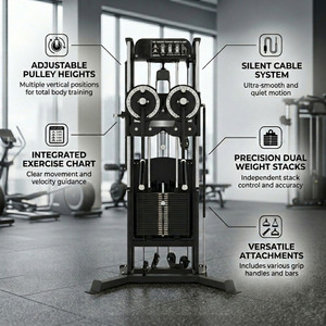 Máquina comercial de fuerza para pecho y deltoides traseros Cheernin con sistema de pin load para hombros - Product Image 6