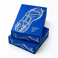 Boîte à chaussures rigide pliable magnétique personnalisée pour l'emballage de baskets urbaines