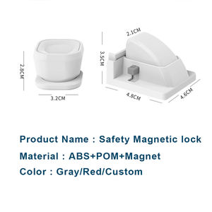 Thiết Kế Mới Đa Chức Năng An Toàn Trẻ Em Dính Núi Ngăn Kéo Bảng Tủ Từ Khóa Cho Tủ Với Chìa Khóa - Product Image 5