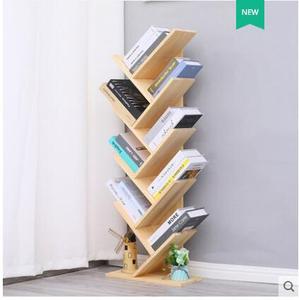 Étagère de livres en bois massif pour enfants et étudiants, étagère Simple à plusieurs niveaux, en forme d'arbre créatif, porte-magazines, en pin - Product Image 4