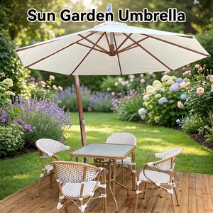 <span class=keywords><strong>Parasol</strong></span> de jardin extérieur personnalisé à bas prix, imprimé <span class=keywords><strong>avec</strong></span> logo, promotionnel, vente en gros - Product Image 3