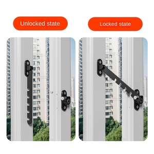 An toàn trẻ em Windproof cửa sổ khóa thép nhựa bên trong mở cửa giới hạn chủ An ninh Hỗ trợ khung cho cửa tủ - Product Image 2