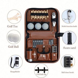 Sac de transport multifonctionnel en PU pour kit de golf Usa Mairun823, pochette pour accessoires de golf, télémètre, couteau, brosse, clip à balles, tee, marqueur de score - Product Image 5