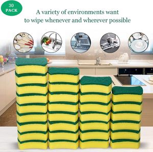 Esponjas de Limpieza de Cocina de Alta Densidad, Esponjas para Platos, Esponjas de Espuma para Limpiar, Esponjas de Fregado para Baño - Product Image 3