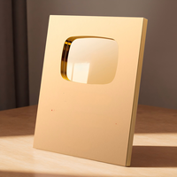 Plaques de Récompense en Aluminium à Logo Personnalisé, Plaques de Prix en Métal, Trophées Vierges en Gros