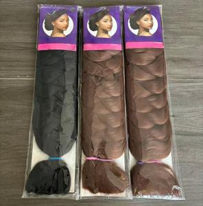 Extensions <span class=keywords><strong>de</strong></span> tresses synthétiques Jumbo 82 pouces à prix abordable, cheveux à crocheter pour femmes noires, ombrés et sans nœuds - Product Image 3