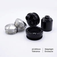 Bloque Conector Hermético de Precisión CNC para Tapa Final de ROV, Piezas de Recipientes a Presión para Aguas Profundas, Acero Inoxidable 316, Prototipo