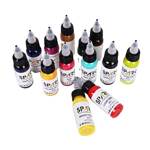 สีสักลายชั่วคราวแบบกึ่งถาวร Spark High-end 1OZ 30ML PMU ออร์แกนิค ปลอดสารพิษ คุณภาพดีที่สุด บรรจุขวด สำหรับพ่นด้วยแอร์บรัช - Product Image 2