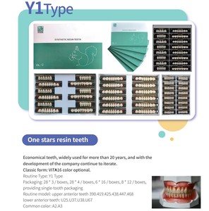 Dientes de Resina Acrílica Anteriores Superiores e Inferiores de Alta Calidad, 2, 3 y 4 Capas, Prótesis Dentales - Product Image 5