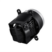 Phare antibrouillard LED laser transfrontalier 3.0 pouces, double faisceau, haute luminosité, lentille HD, 12 V 55W, ajustement universel, trois couleurs
