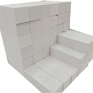 Painel Aac de concreto leve pré-fabricado para paredes interiores, bloco oco Aac