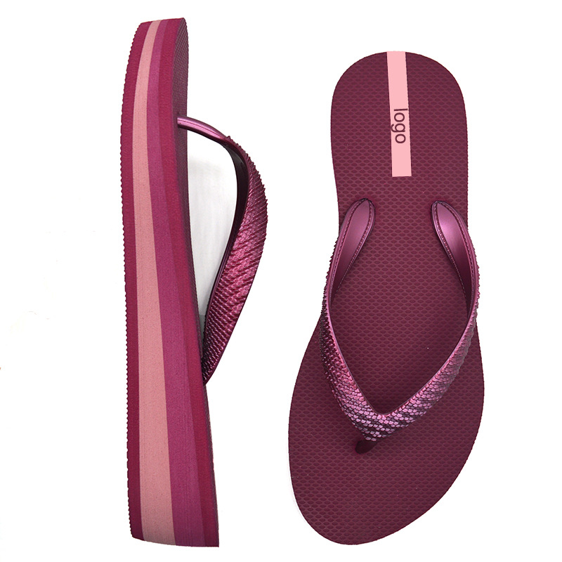 Summer Thong Flip Flops Women Platform Slippers Casual Outdoor Beach Flipflops