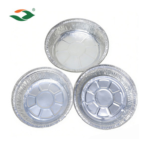 Contenedor de Aluminio Desechable de Grado Alimenticio, Bandeja de Aluminio, Plato de Aluminio de 6, 7, 8 y 9 Pulgadas, Venta al por Mayor - Product Image 1