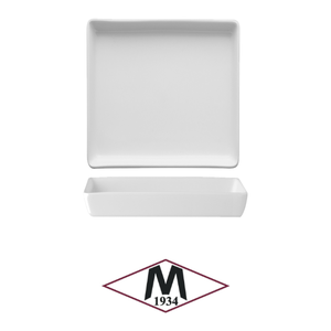 Plato Cuadrado Bonna 9 × 9 cm Porcelana Blanca M1934 - Product Image 4