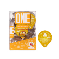 ONE Source Factory Bain de bouche jetable format voyage 15ml en capsule portable saveur pêche, marque privée pour adultes