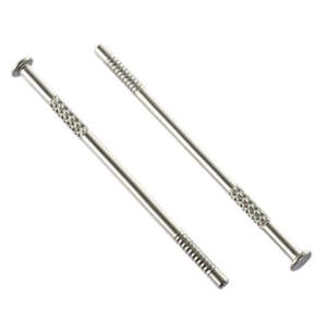 Rivet à tête plate LeGood Custom M2.5X20mm, en acier inoxydable moleté, solide - Product Image 1