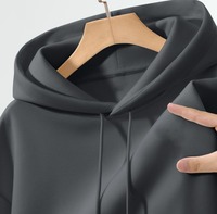 Sweat à capuche épais pour homme, en molleton lourd, coupe oversize, grande taille, streetwear, pull pour l'automne et l'hiver, pour étudiants