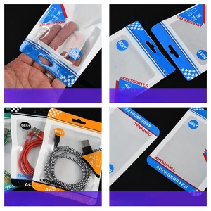 Mobile Phone Accessories Zipper <strong>Bag</strong> Opp Packaging <strong>Earphones</strong> and Data Cable for Consumer Electronics Including Camera Use - Product Image 5