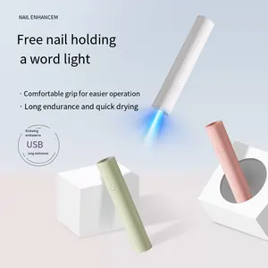 Chất lượng cao cầm tay Mini Nail đèn UV LED xách tay USB 3 Wát Gel LED ánh sáng mini UV Nail đèn một ngón tay Nail đèn