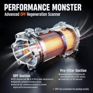 เครื่องมือวินิจฉัยดีเซล Ancel HD100 DPF Reset ระบบเต็มรูปแบบ สำหรับรถบรรทุกหนัก OBD2 รองรับ Cummins Caterpillar - Product Image 3