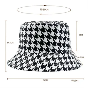 כובעי דלי הניתנים להתאמה אישית עיצוב דפוס דוכן כלב אופנה כובע דייג קלאסי