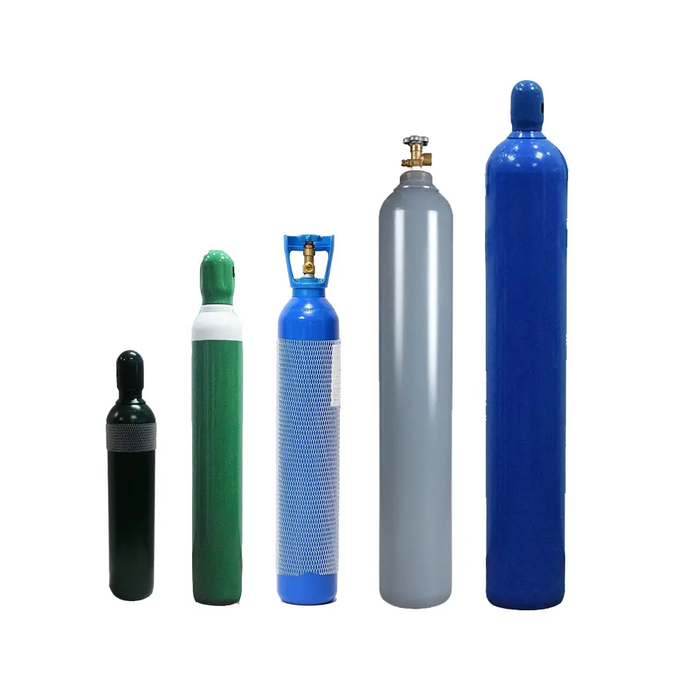 Bombola di Gas senza saldatura ad alta pressione in alluminio ad alta pressione con azoto e azoto con ASME