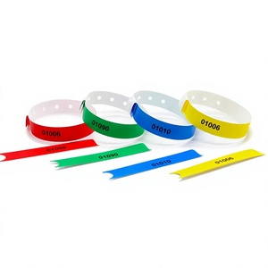 Bracelets d'identification jetables en PVC transparent durable pour hôtel, largeur de bande 25 mm - Product Image 1