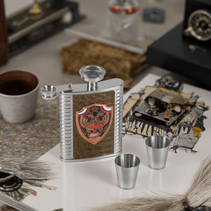 Shunstone 8oz 위스키 힙 플라스크 2 스테인레스 스틸 컵 선물 상자 참신함 생일 위스키 선물 세트 남성용 - Product Image 2