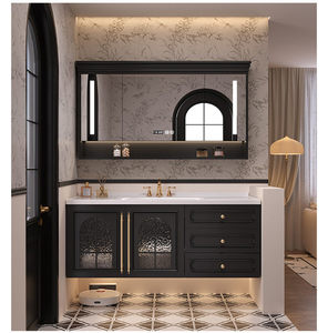 Foldable Bedroom Furniture <b>Makeup</b> Console Modern Adjustable Mirror <b>Vanity</b> Table with Drawer Eco-Friendly - Product Image 5