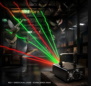 Répulsif à oiseaux automatique au laser, imperméable, pour extérieur, aéroport, terres agricoles, verger, parc industriel - Product Image 3