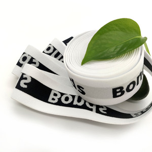 Bande élastique souple en jacquard imprimé de 32 mm de large pour hommes et femmes, en nylon et élasthanne, pour soutien-gorge de sport, sous-vêtements et accessoires, modèle de ceinture élastique - Product Image 2